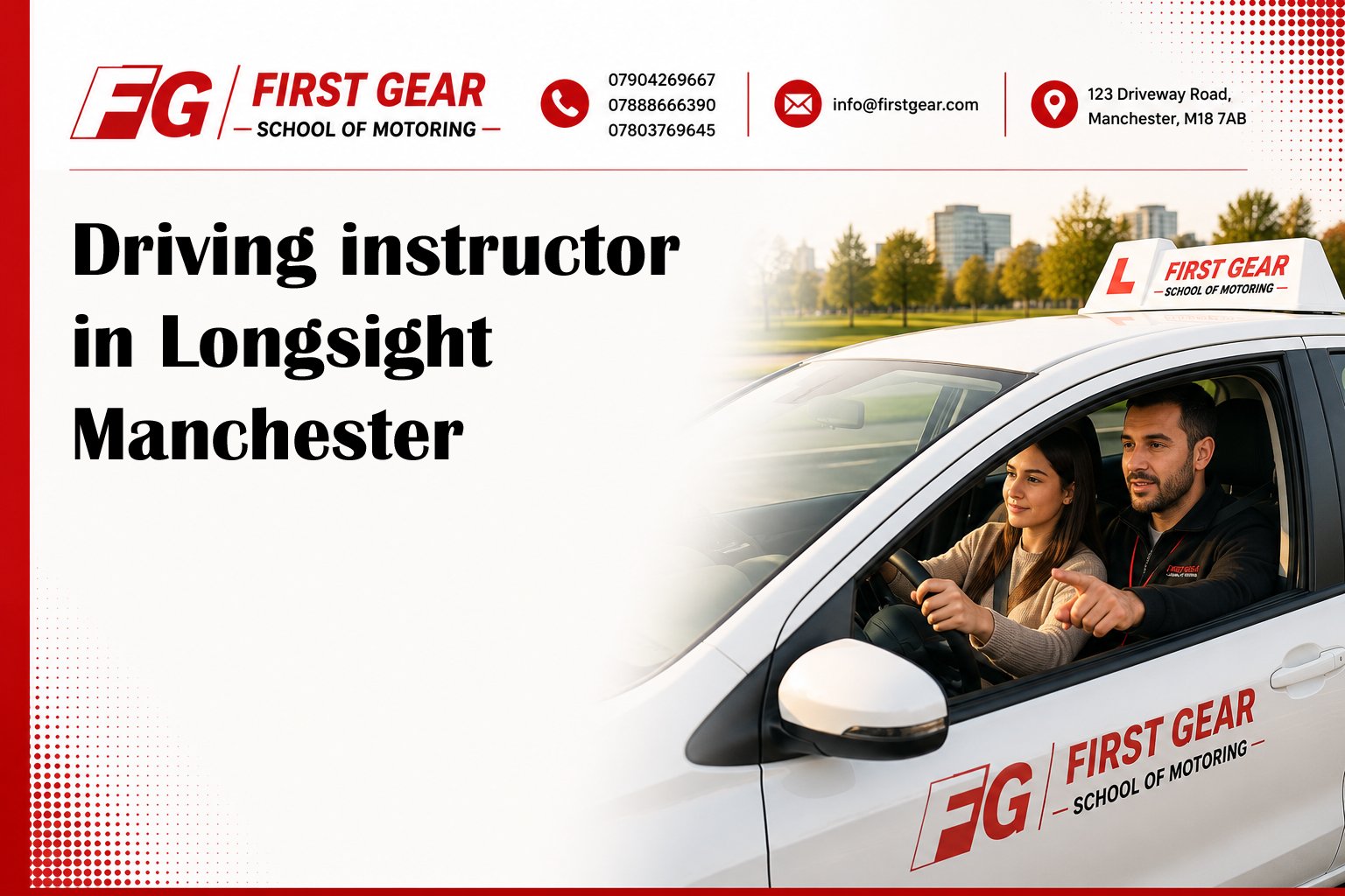 Driving instructor in Longsight Manchester