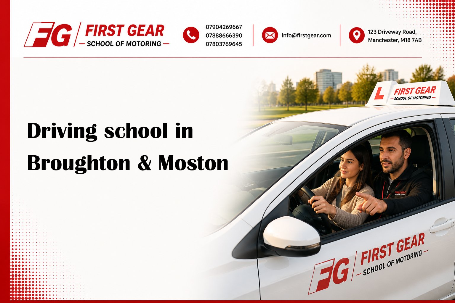 Driving school in Broughton & Moston