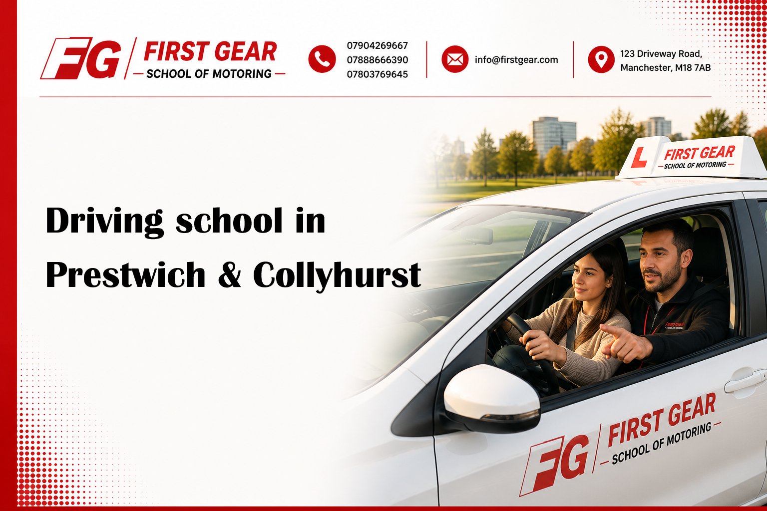 Driving school in Prestwich & Collyhurst