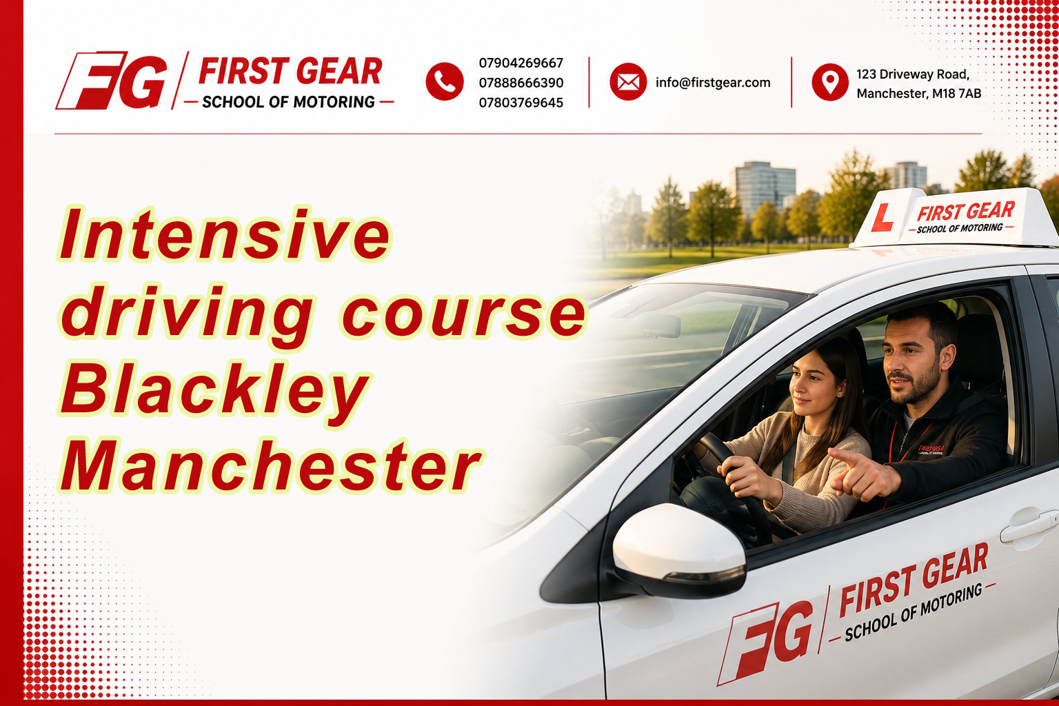 Intensive driving course Blackley Manchester