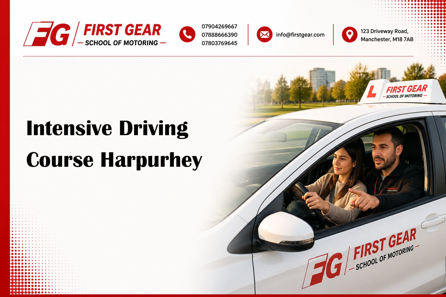 Intensive driving course Harpurhey